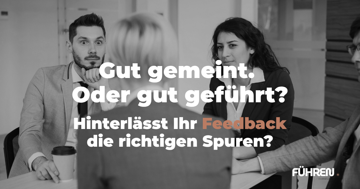 Gut gemeint. Oder gut geführt?