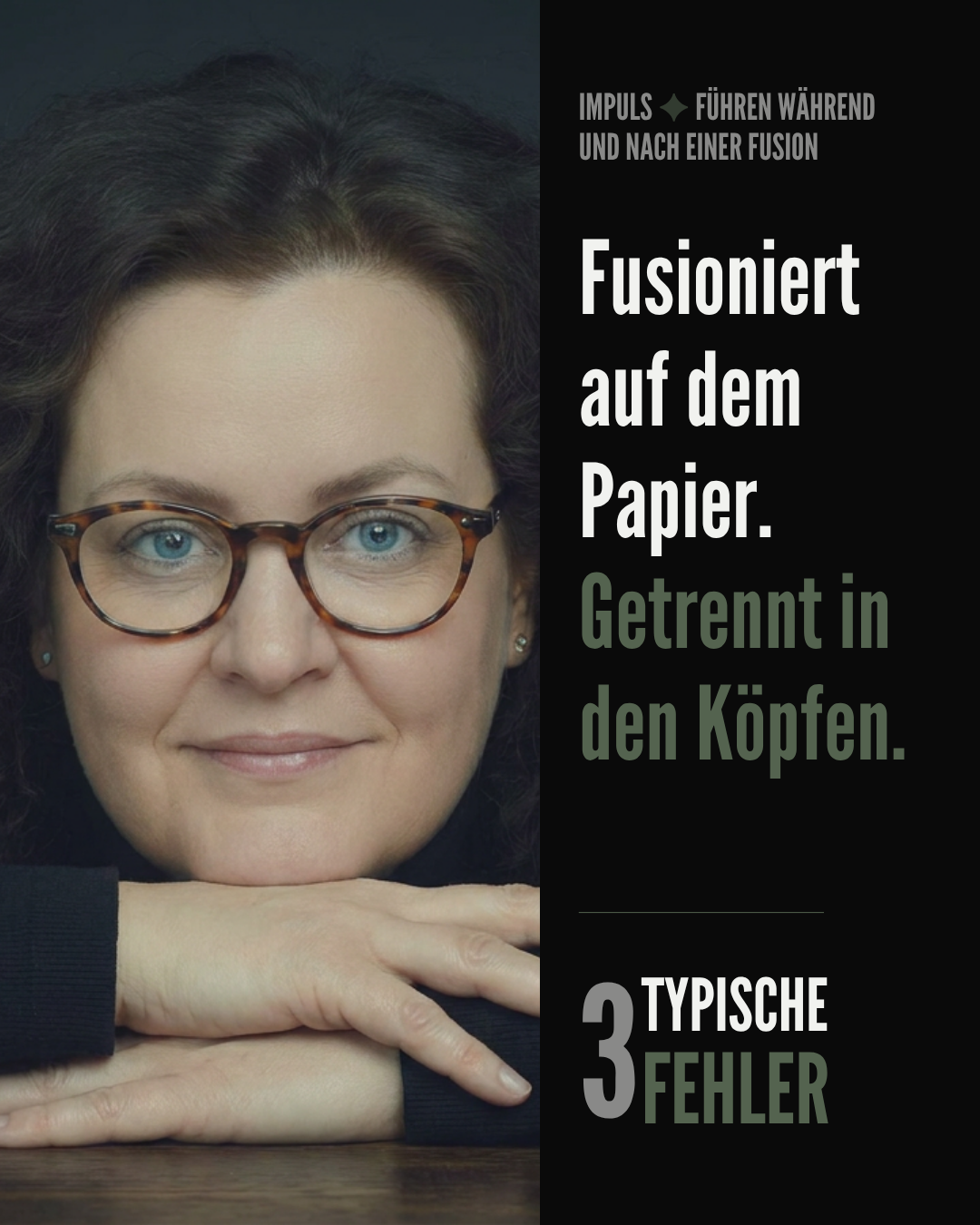3 Typische Fehler Titelbild: Fusioniert auf dem Papier. Getrennt in den Köpfen.