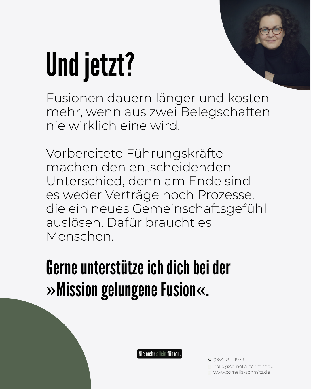 Führungskräfte vorbereiten Mission gelungene Fusion