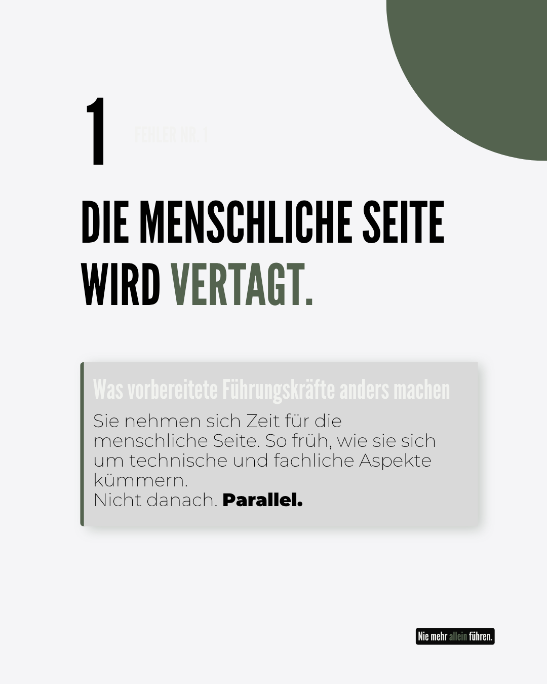 Kein Zeit für die Menschen Fehler Nr. 1 bei einer Fusion - Die menschliche Seite wird vertagt