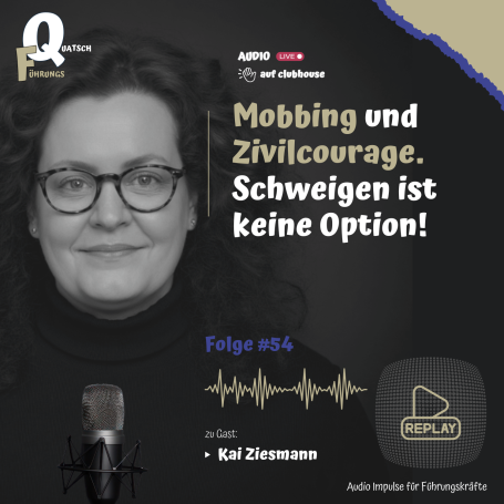 Mobbing und Zivilcourage. Schweigen ist keine Option!